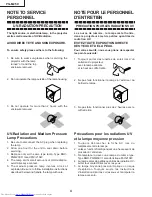 Предварительный просмотр 4 страницы Sharp Notevision PG-M25X Service Manual