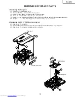 Предварительный просмотр 13 страницы Sharp Notevision PG-M25X Service Manual