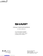 Предварительный просмотр 182 страницы Sharp Notevision PG-M25X Service Manual