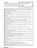 Preview for 2 page of Sharp Notevision PG-MB60X Operation Manual