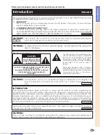 Preview for 5 page of Sharp Notevision PG-MB60X Operation Manual