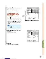 Preview for 45 page of Sharp Notevision PG-MB60X Operation Manual