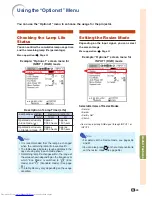 Preview for 53 page of Sharp Notevision PG-MB60X Operation Manual