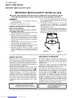 Предварительный просмотр 2 страницы Sharp Notevision XG-C330X Service Manual