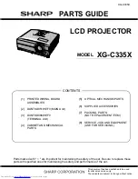 Предварительный просмотр 11 страницы Sharp Notevision XG-C335X Service Manual