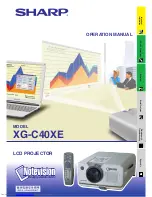 Sharp Notevision XG-C40XE Operation Manual предпросмотр