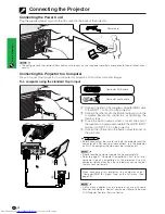 Предварительный просмотр 16 страницы Sharp Notevision XG-C40XE Operation Manual