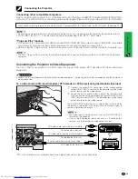 Предварительный просмотр 17 страницы Sharp Notevision XG-C40XE Operation Manual