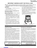 Предварительный просмотр 3 страницы Sharp Notevision XG-C40XE Service Manual