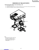 Предварительный просмотр 13 страницы Sharp Notevision XG-C40XE Service Manual