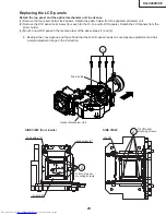 Предварительный просмотр 23 страницы Sharp Notevision XG-C40XE Service Manual