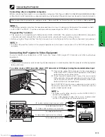 Предварительный просмотр 15 страницы Sharp Notevision XG-C40XU Operation Manual