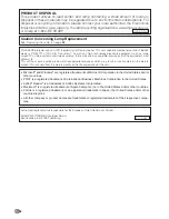 Preview for 4 page of Sharp Notevision XG-C435X-L Operation Manual