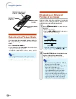 Предварительный просмотр 38 страницы Sharp Notevision XG-C435X-L Operation Manual