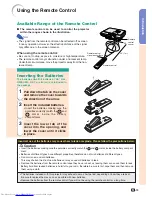 Предварительный просмотр 17 страницы Sharp Notevision XG-C50X Operation Manual