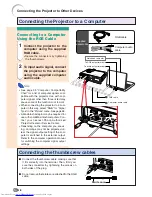 Предварительный просмотр 22 страницы Sharp Notevision XG-C50X Operation Manual