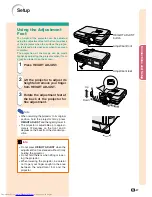 Предварительный просмотр 31 страницы Sharp Notevision XG-C50X Operation Manual