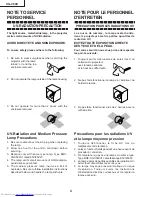 Предварительный просмотр 4 страницы Sharp Notevision XG-C50X Service Manual