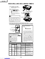 Предварительный просмотр 58 страницы Sharp Notevision XG-C50X Service Manual