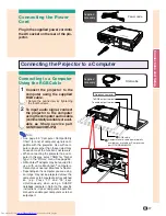 Предварительный просмотр 21 страницы Sharp Notevision XG-C58X Operation Manual