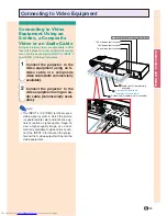 Предварительный просмотр 23 страницы Sharp Notevision XG-C58X Operation Manual