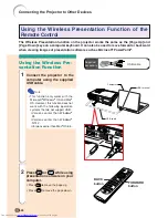 Предварительный просмотр 28 страницы Sharp Notevision XG-C58X Operation Manual