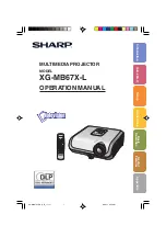 Sharp Notevision XG-MB67X-L Operation Manual предпросмотр