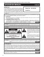 Preview for 2 page of Sharp Notevision XG-NV6XU Operation Manual