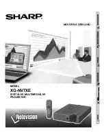 Sharp Notevision XG-NV7XE (Slovakian) Návod Na Obsluhu предпросмотр