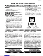 Предварительный просмотр 3 страницы Sharp Notevision XG-NV7XU Service Manual