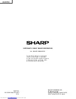 Предварительный просмотр 110 страницы Sharp Notevision XG-NV7XU Service Manual