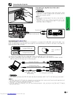 Предварительный просмотр 17 страницы Sharp Notevision XG-P10XE Operation Manual