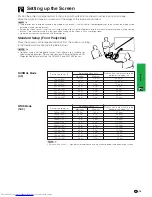 Предварительный просмотр 21 страницы Sharp Notevision XG-P10XE Operation Manual