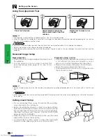 Предварительный просмотр 22 страницы Sharp Notevision XG-P10XE Operation Manual