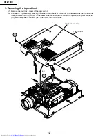 Предварительный просмотр 12 страницы Sharp Notevision XG-P10XE Service Manual