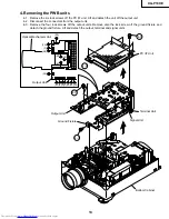 Предварительный просмотр 13 страницы Sharp Notevision XG-P10XE Service Manual