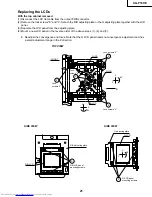 Предварительный просмотр 21 страницы Sharp Notevision XG-P10XE Service Manual