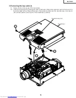 Предварительный просмотр 15 страницы Sharp Notevision XG-P10XU Service Manual