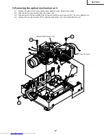 Предварительный просмотр 17 страницы Sharp Notevision XG-P10XU Service Manual