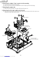 Предварительный просмотр 18 страницы Sharp Notevision XG-P10XU Service Manual