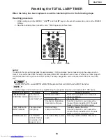 Предварительный просмотр 19 страницы Sharp Notevision XG-P10XU Service Manual