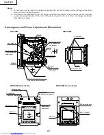 Предварительный просмотр 22 страницы Sharp Notevision XG-P10XU Service Manual