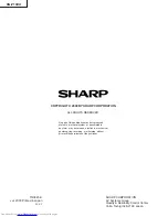 Предварительный просмотр 122 страницы Sharp Notevision XG-P10XU Service Manual