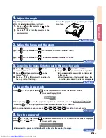 Предварительный просмотр 25 страницы Sharp Notevision XG-PH50X-NL Operation Manual