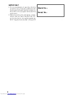 Предварительный просмотр 2 страницы Sharp Notevision XR-10S Operation Manual