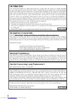 Предварительный просмотр 6 страницы Sharp Notevision XR-10S Operation Manual