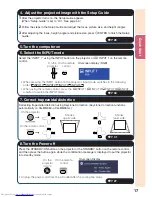 Предварительный просмотр 21 страницы Sharp Notevision XR-10S Operation Manual