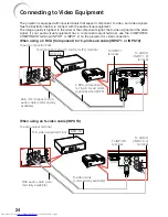 Предварительный просмотр 28 страницы Sharp Notevision XR-10S Operation Manual