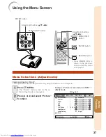 Предварительный просмотр 41 страницы Sharp Notevision XR-10S Operation Manual