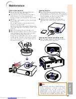 Предварительный просмотр 51 страницы Sharp Notevision XR-10S Operation Manual